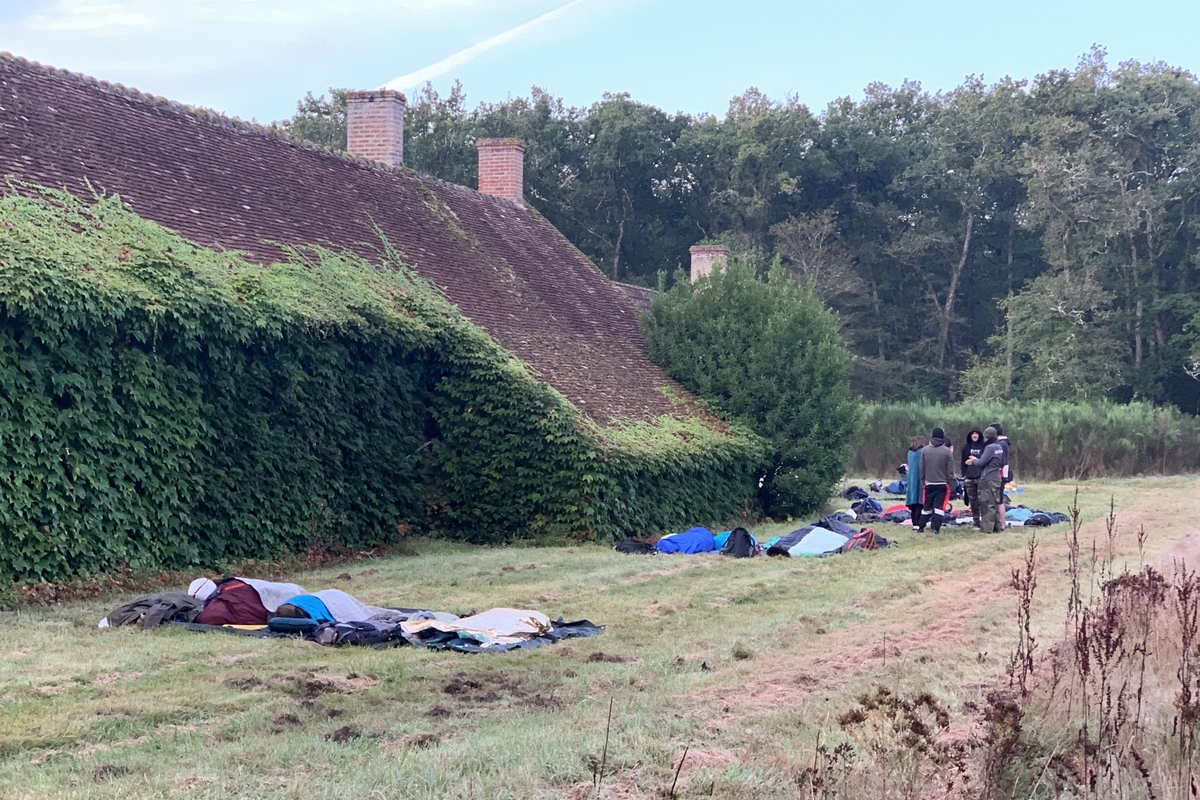 réveil des bivouaqueurs par 7°C